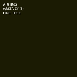 #1B1B03 - Pine Tree Color Image
